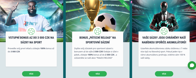 Sportovní bonusy 22bet
